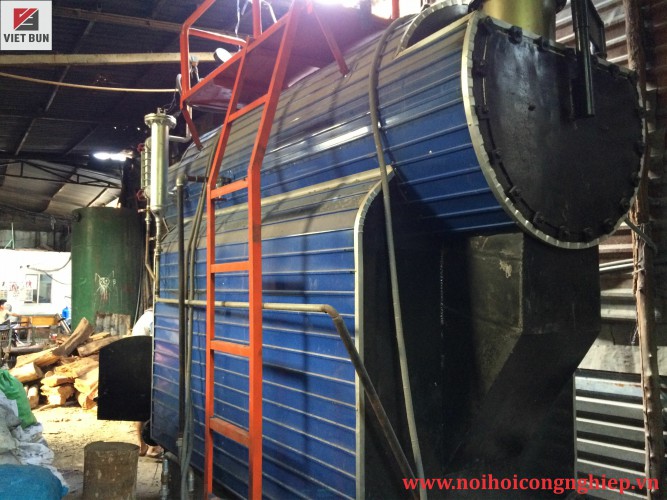 Lò hơi đốt củi 1000 kg/h Lò hơi đốt củi 1000 kg/h