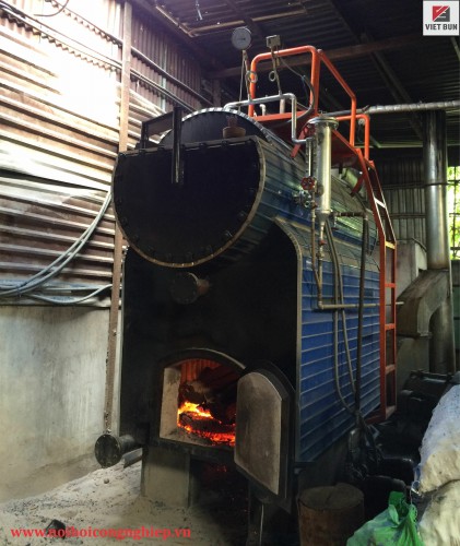 Lò hơi đốt củi 1000 kg/h Lò hơi đốt củi 1000 kg/h